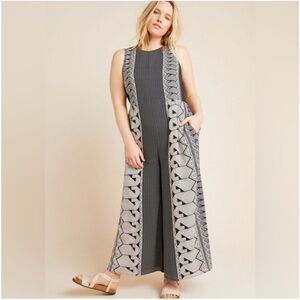 Anthropologie Hayes Geometric Wide-Leg Jumpsuit S